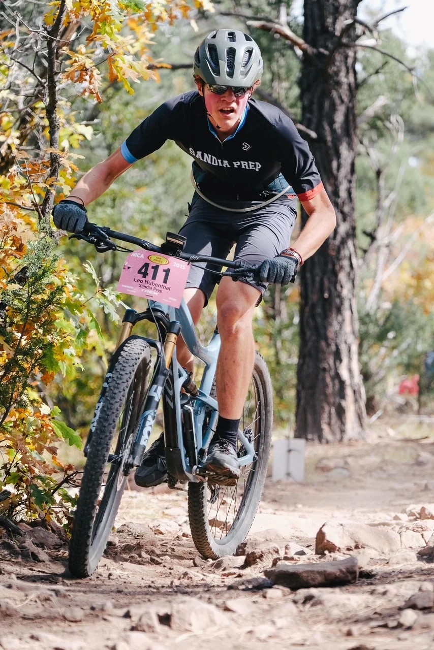 Sandia Prep mountain bike team member 